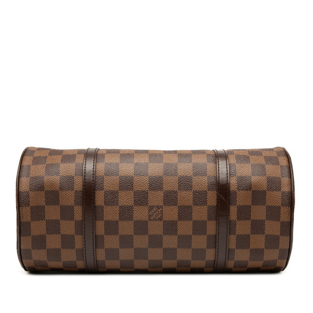 LOUIS VUITTON Brown Damier Leather Papillon 30 Pouch - Picture 3 of 7